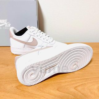 NIKE ナイキ スニーカー 25.5cm 白xベージュxピンク系