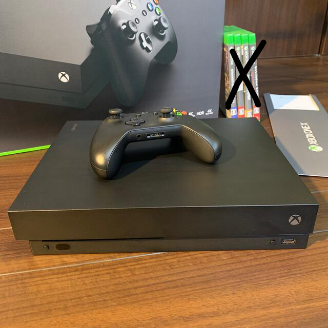 Xbox(エックスボックス)のJun様専用　xbox one x  エンタメ/ホビーのゲームソフト/ゲーム機本体(家庭用ゲーム機本体)の商品写真