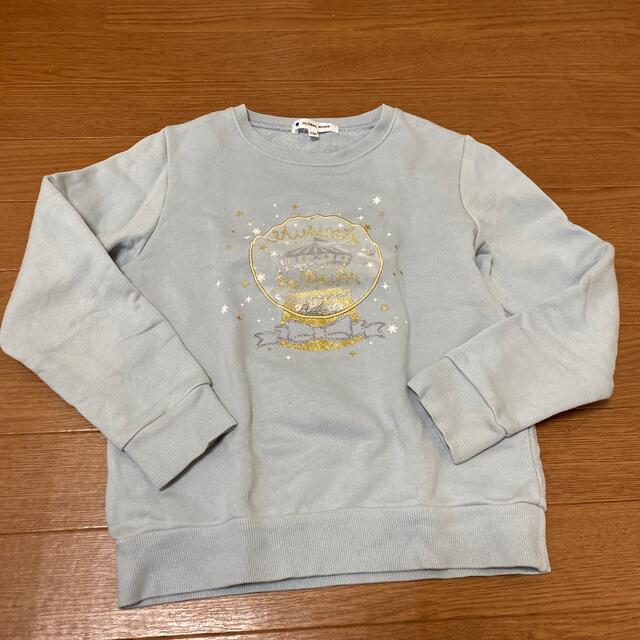 GLOBAL WORK(グローバルワーク)のトレーナー　130 中古 キッズ/ベビー/マタニティのキッズ服女の子用(90cm~)(Tシャツ/カットソー)の商品写真