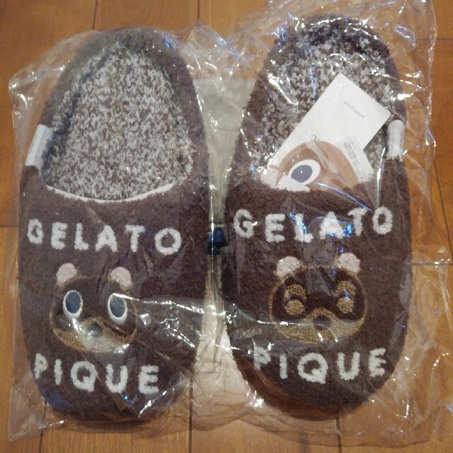 gelato pique(ジェラートピケ)の《新品》ジェラートピケ　あつ森　ルームシューズ インテリア/住まい/日用品のインテリア小物(スリッパ/ルームシューズ)の商品写真