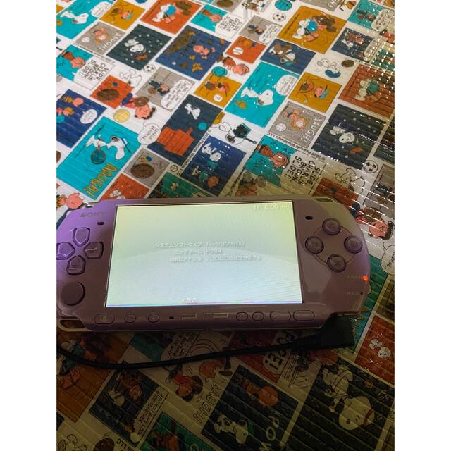 PlayStation Portable(プレイステーションポータブル)のPSP3000希少ライラックパープル エンタメ/ホビーのゲームソフト/ゲーム機本体(携帯用ゲーム機本体)の商品写真