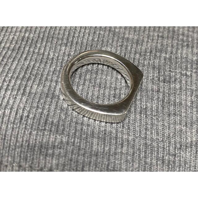 UNITED ARROWS(ユナイテッドアローズ)のLORO  bar ring シルバー925　13号 レディースのアクセサリー(リング(指輪))の商品写真