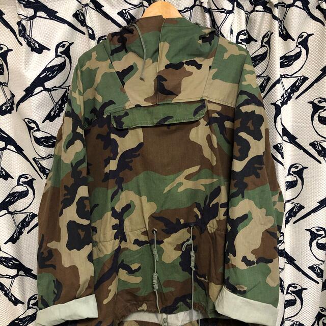 90's U.S. ARMY ウッドランド迷彩 アノラックパーカー USA製の通販 by