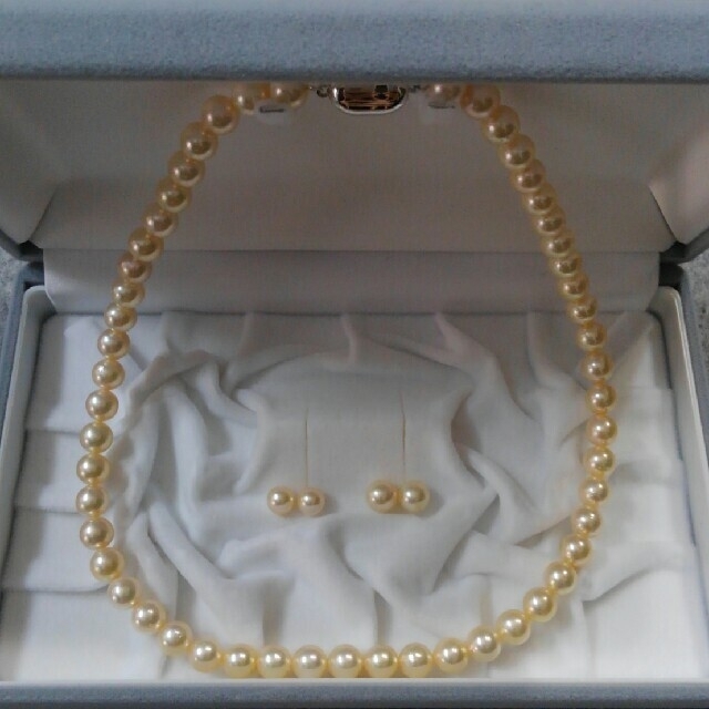 MIKIMOTO☆美品 あこや真珠 ネックレス 8mm玉☆K14WG - agedor.ma