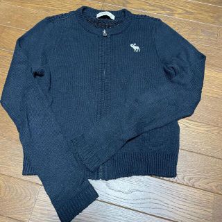 アバクロンビーアンドフィッチ(Abercrombie&Fitch)のアバクロキッズ　Lサイズ　レディース　ジッパーセーター　abercrombie (ニット/セーター)