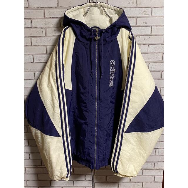 超希少》90sアディダス☆adidas☆トレフォイル刺繍☆太アーム☆ゆる