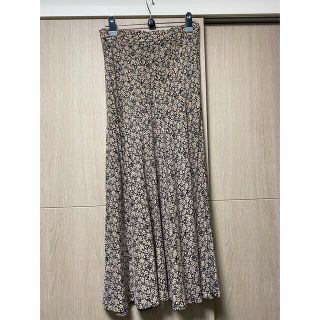 ザラ(ZARA)のZARA 小花柄スカート(ロングスカート)