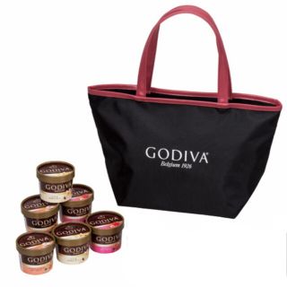 GODIVA ゴディバ アイス　アイスクリーム　引換券　クッキー　6個(フード/ドリンク券)