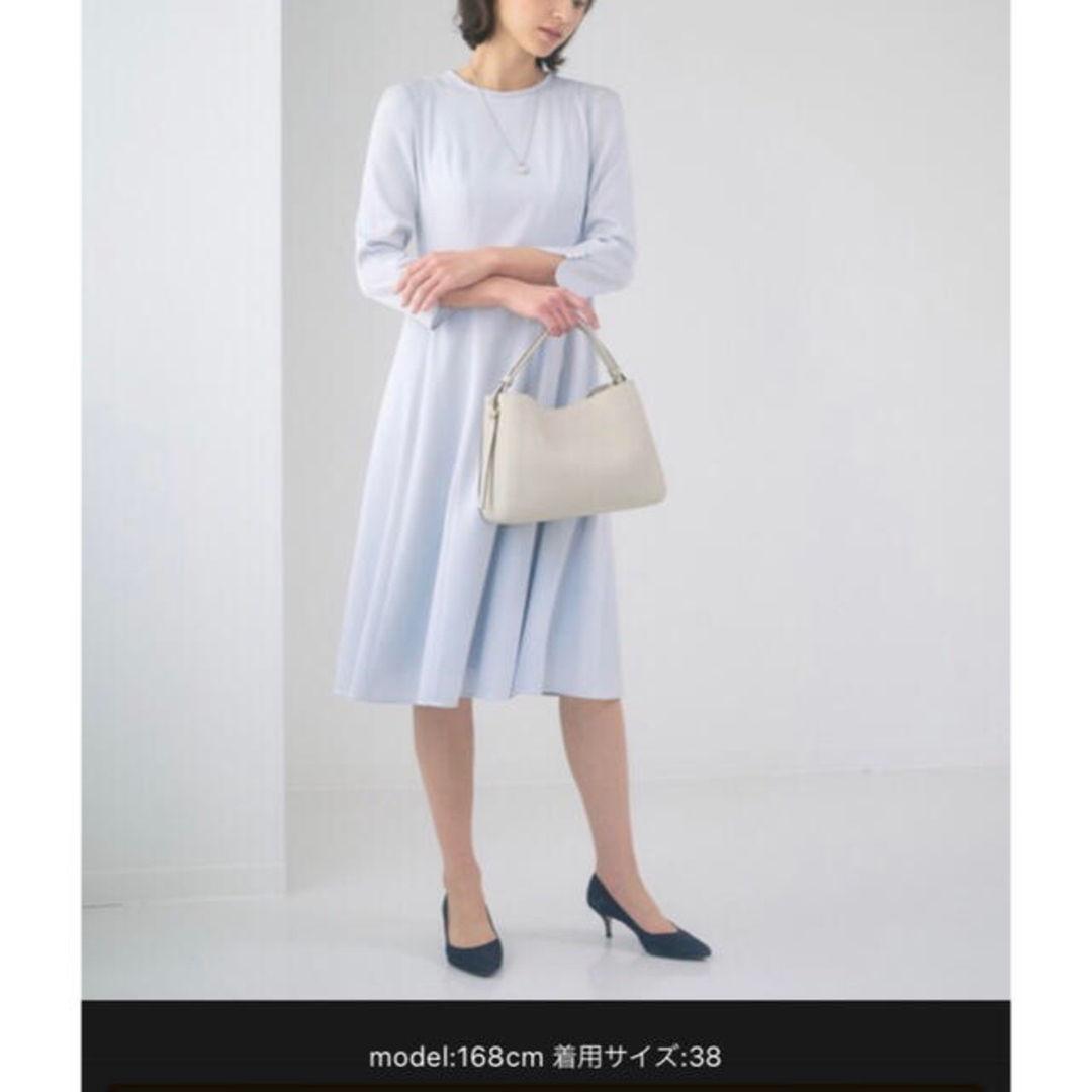 ANAYI - アナイ ワンピース トリアセサテンフレア ワンピース 36 ANAYI - アナイ ワンピース トリアセサテンフレア ワンピース 36