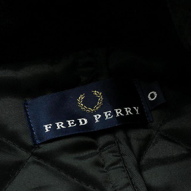 FRED PERRY(フレッドペリー)のフレッドペリー ジャケット アウター キルティング ウール 0 XS 黒 メンズのジャケット/アウター(ブルゾン)の商品写真