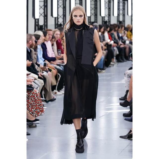 激レアsacai 2020ss ワンピース　ドレス　サカイ　2020春夏