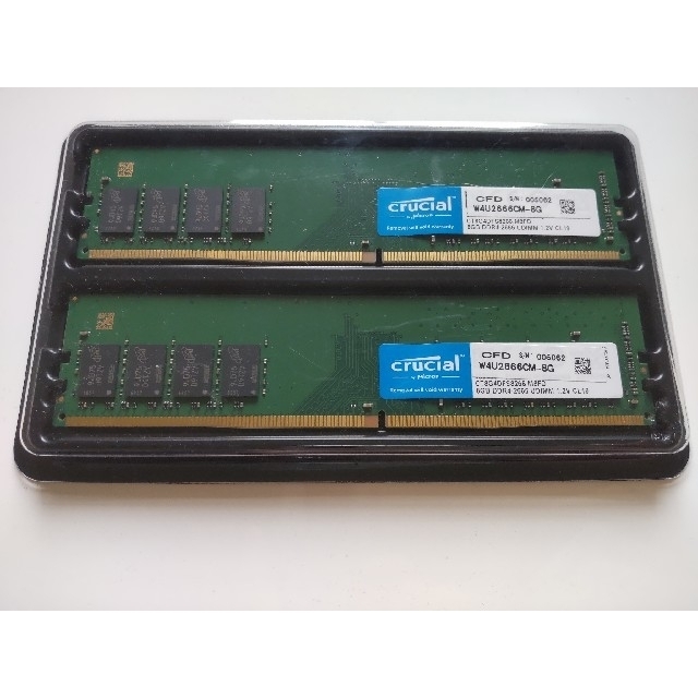 PC4-213000 DDR4-2666 8GBx2 W4U2666CM-8G