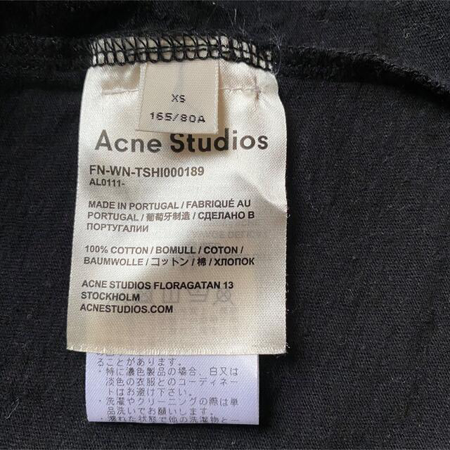 Acne Studios ロゴ入りコットンＴシャツ 白 XS 正規品