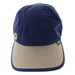 マーモット(MARMOT)のマーモット ゴアテックス ベースボールキャップ 56-59cm 紺 ベージュ(キャップ)