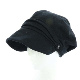 アンテプリマ(ANTEPRIMA)のアンテプリマ 帽子 キャスケット ウール混 M 57.5cm 黒(キャスケット)