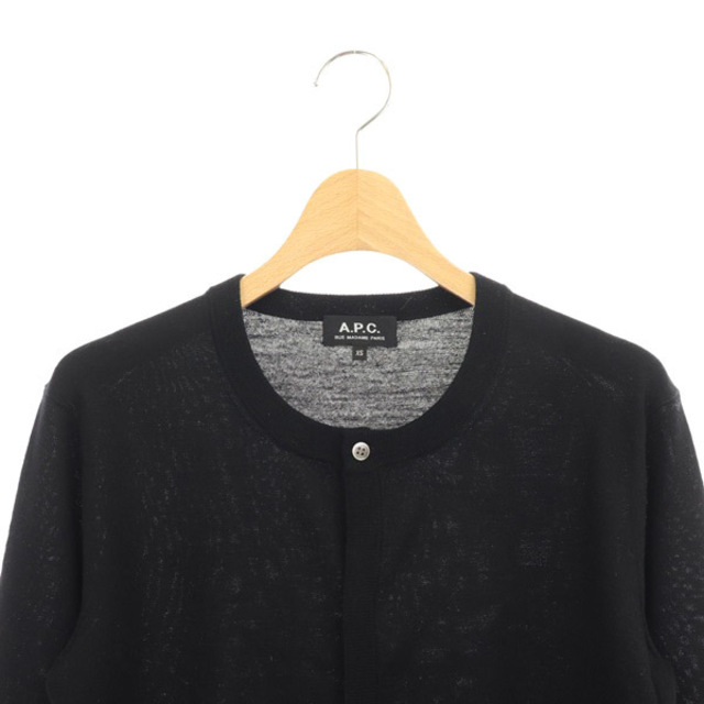 高知インター店】 アーペーセー メンズ ニット セーター アウター Samuel Merino Wool Cardigan NOIR tdh-latinoamerica.de