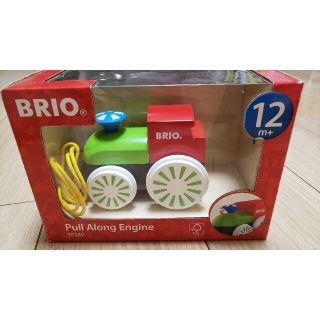 ブリオ(BRIO)の【美品】BRIOブリオ 木製蒸気機関車(電車のおもちゃ/車)