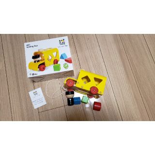 プラントイ(PLANTOYS)の【美品】PLAN TOYSプラントイズ Sorting Bus 木製おもちゃバス(知育玩具)