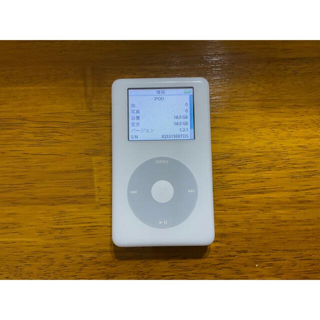 iPod(アイポッド)のiPod 第四世代　A1099 20GB スマホ/家電/カメラのオーディオ機器(ポータブルプレーヤー)の商品写真