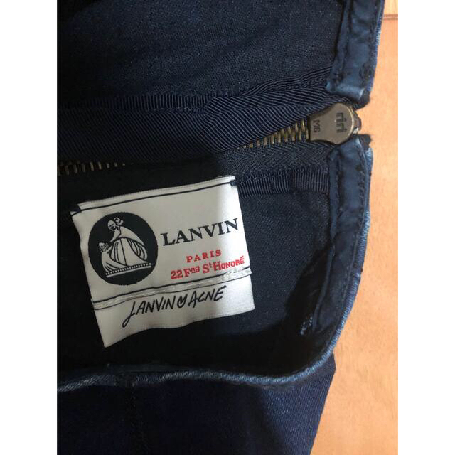 レディースLANVIN✖️ACNE パフスリーブデニムワンピース