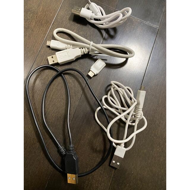 USBケーブル　type B 4本 スマホ/家電/カメラのPC/タブレット(PC周辺機器)の商品写真