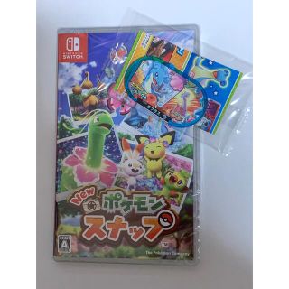 ニンテンドースイッチ(Nintendo Switch)の【新品未使用】New ポケモンスナップ Switch 特典付(家庭用ゲームソフト)