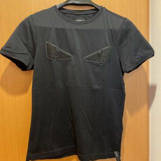 フェンディ(FENDI)のFENDI Tシャツ　ブラック　黒　46(Tシャツ/カットソー(半袖/袖なし))