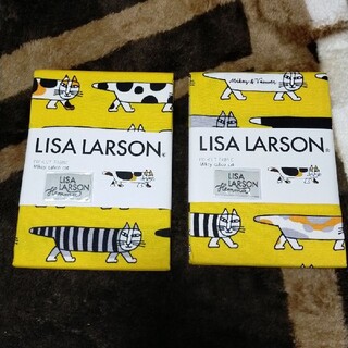 リサラーソン(Lisa Larson)のリサラーソン 生地 マイキー セット 廃盤 黄色(生地/糸)