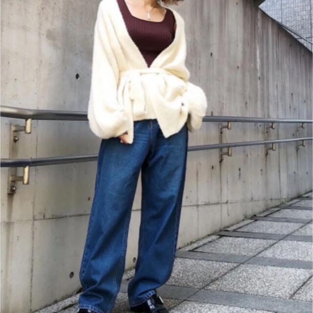 Lee - 新品 Lee ハイウエスト デニム ワイドパンツ ページボーイ 別注