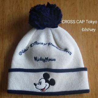ディズニー(Disney)のCROSS CAP クロスキャップ キッズ ニット帽 ディズニー ミッキー(帽子)
