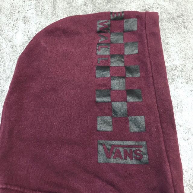 VANS(ヴァンズ)の【いーたん様専用】VANS☆ラバービッグロゴフードチェッカーフラッグパーカー メンズのトップス(パーカー)の商品写真