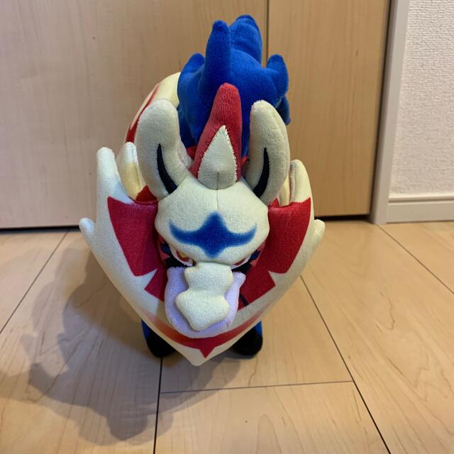 可愛いクリスマスツリーやギフトが！ ポケモン公式ぬいぐるみ3体セット ザシアン ザマゼンタ ゲンガー ぬいぐるみ