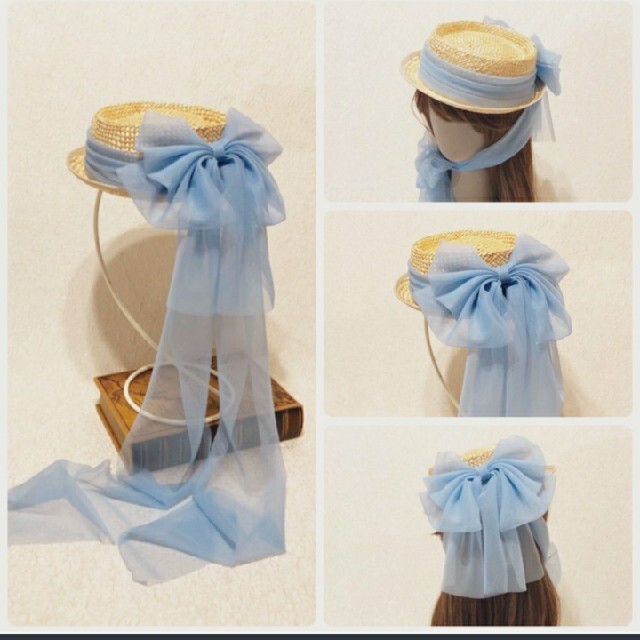 シュエット　プランタニエールのクラシックハット レディースの帽子(麦わら帽子/ストローハット)の商品写真