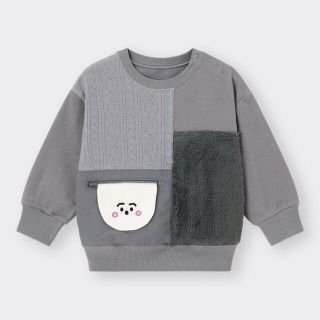 ジーユー(GU)のGU シナぷしゅ　コンビネーションプルオーバー(Tシャツ/カットソー)