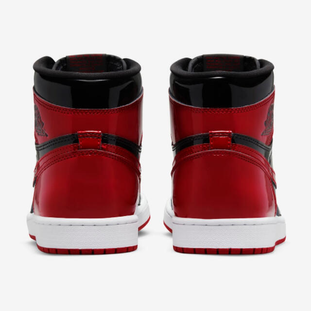 最新エルメス NIKE AIRJORDAN1 patent bred 28cm ジョーダン1