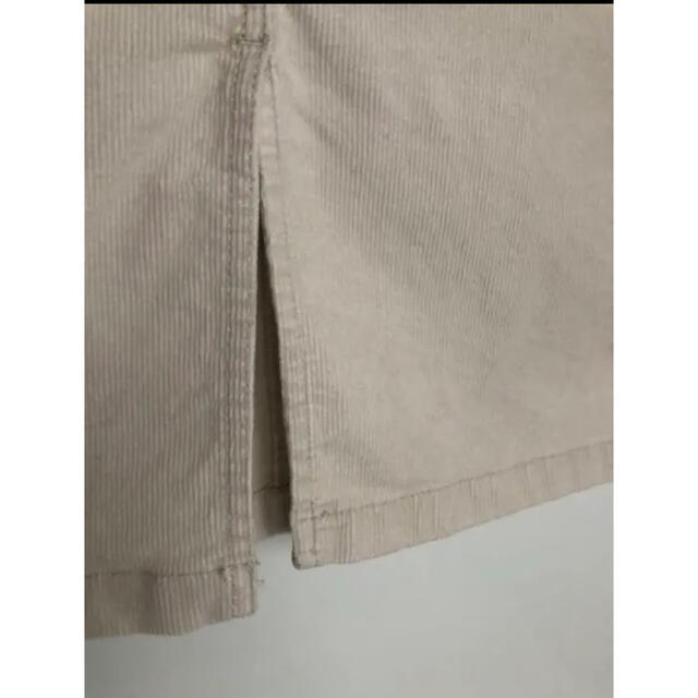 MUJI (無印良品)(ムジルシリョウヒン)のコーデュロイ　タイトスカート レディースのスカート(ひざ丈スカート)の商品写真