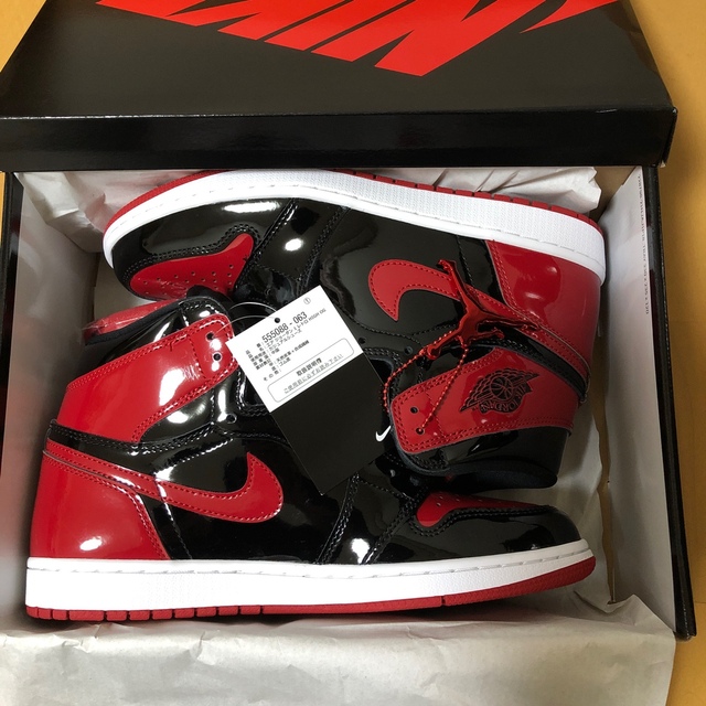 NIKE(ナイキ)のNIKE AIR JORDAN 1  Patent Bred【28.5cm】 メンズの靴/シューズ(スニーカー)の商品写真