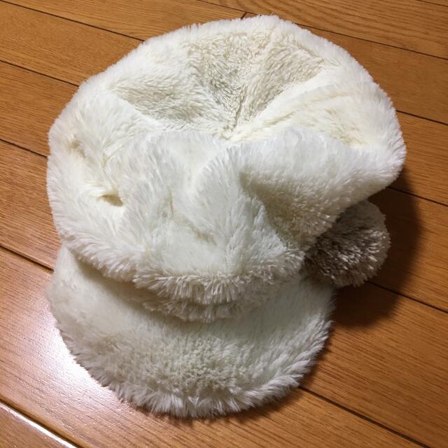 しまむら(シマムラ)のふわふわキャップ キッズ/ベビー/マタニティのこども用ファッション小物(帽子)の商品写真