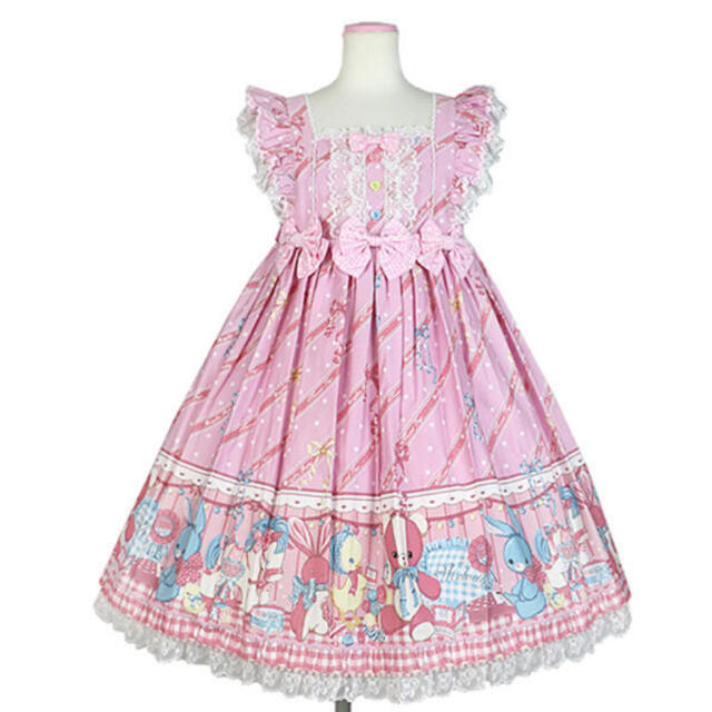 Angelic Pretty(アンジェリックプリティー)のMELODY TOYSハイウエストジャンパースカート レディースのワンピース(ひざ丈ワンピース)の商品写真