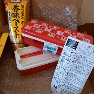 アジノモト(味の素)の非売品 新品 味の素パンダ お弁当箱 香味ペースト 2点セット(弁当用品)