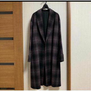 LAD MUSICIAN - LAD MUSICIAN 17AW チェック ガウンコートの通販 by