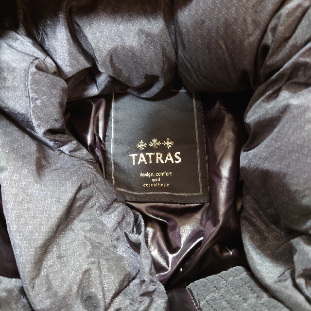 TATRAS ダウンジャケット 小紋柄 PANTALEO チャコールグレー | www