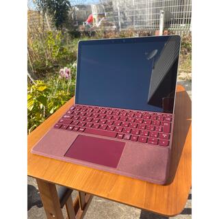 マイクロソフト(Microsoft)のSurface Go2 LTE + 純正キーボード(アルカンターラ　レッド)(タブレット)