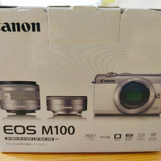 22050円 満点の Canon EOS M100 ボディのみ ブラック