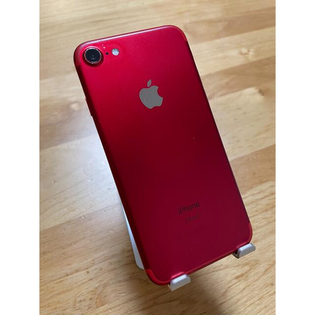 iPhone7 128GB product red 本体 SIMフリー