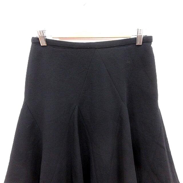 ESTNATION(エストネーション)のエストネーション ビス スカート フレア ミニ 38 黒 ブラック レディースのスカート(ミニスカート)の商品写真
