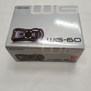 リコー(RICOH)のリコー タフネスカメラ WG-60 RED レッド(1台)(コンパクトデジタルカメラ)