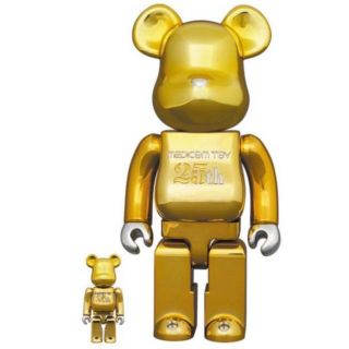 メディコムトイ(MEDICOM TOY)のbe@rbrick 25th anniversary 400% 100%(フィギュア)