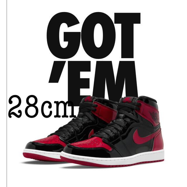 NIKE エア ジョーダン 1 Air Jordan 1 Patent Bred