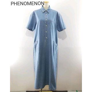 フェノメノン(PHENOMENON)のPHENOMENON フェノメノン 2015SS デニムロングワンピース(ロングワンピース/マキシワンピース)